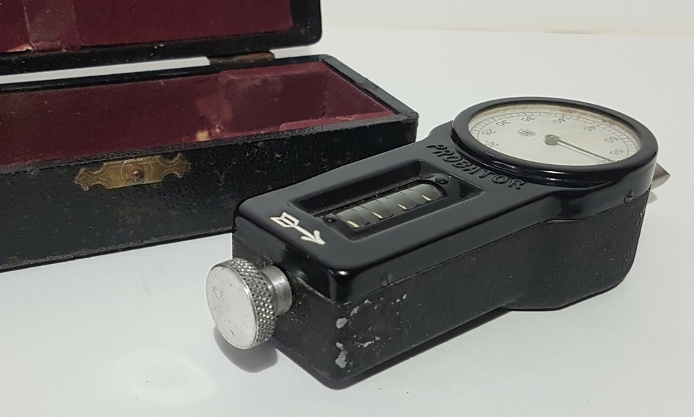 Vintage Probator Tachometer Tool - Cased