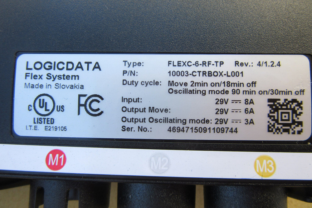 Tempur-Pedic Ergo Premier Logic Data Flex System Control Box 10003-CTRBOX-L001 .