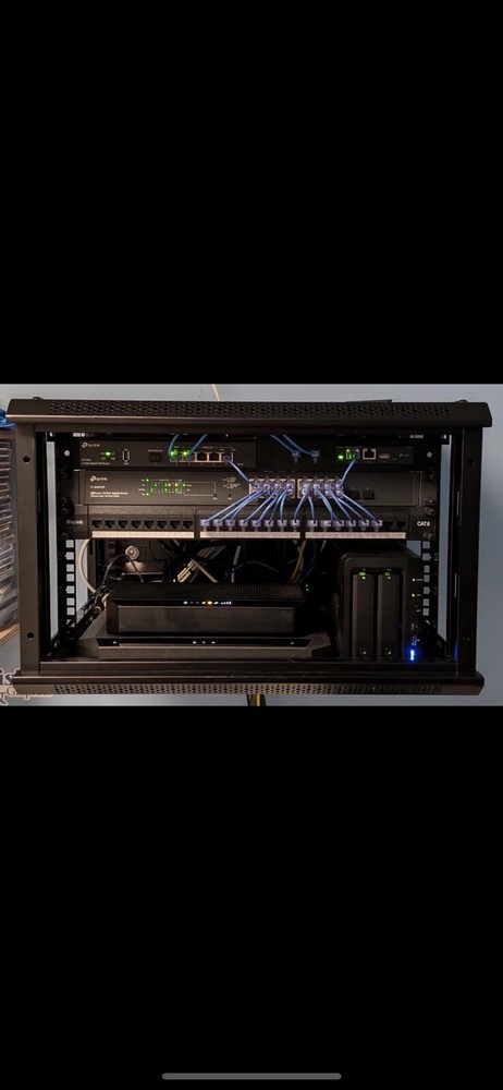 19” Server Rack TP Link ER7206 and OC200 Controller Mount