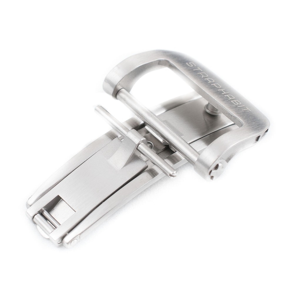 Spring Deployant Watch Buckle Clasp Leaf Deployment Silver Black Butterfly safe