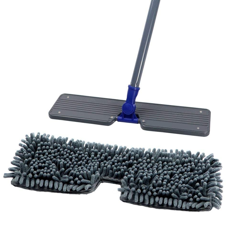 3 Pack Microfiber Flip Mop Refills, Dua-Action Microfiber Mop Replacement Pad...
