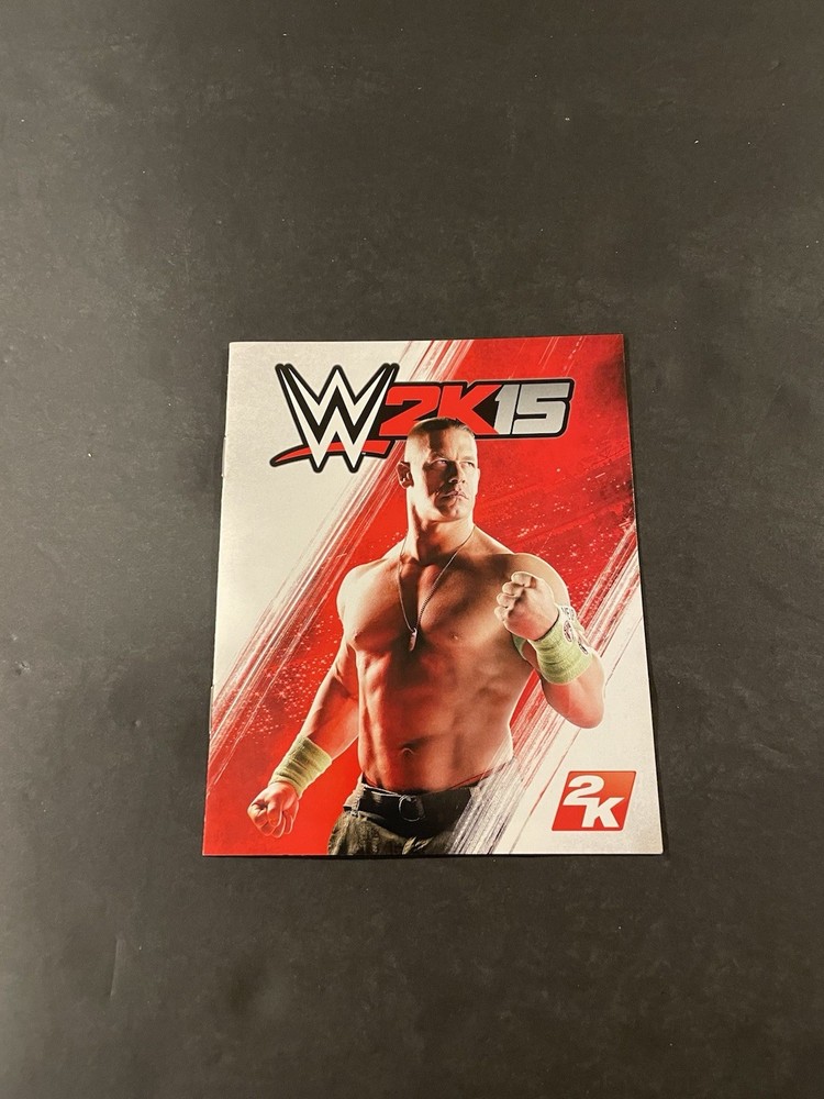 wwe 2k15 ps3 Manual Only