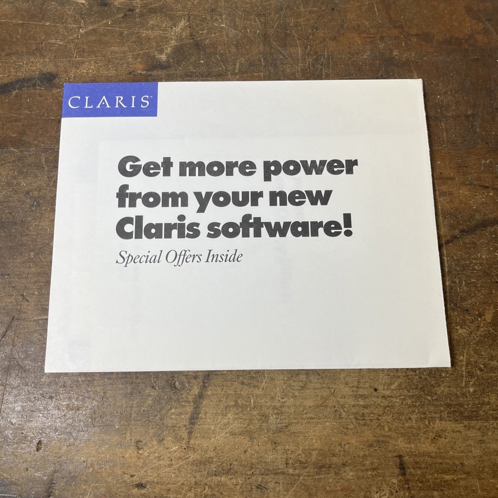 Claris 1991 ClarisWorks Quick Reference Guide, Getting Started, & Communication