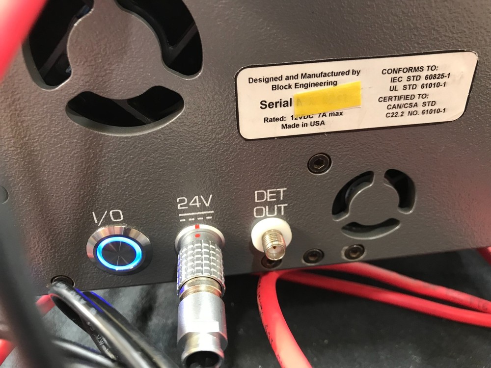 BLOCK ENGINEERING LASER SCAN scanner Analyzer chemical detection Spectroscopy