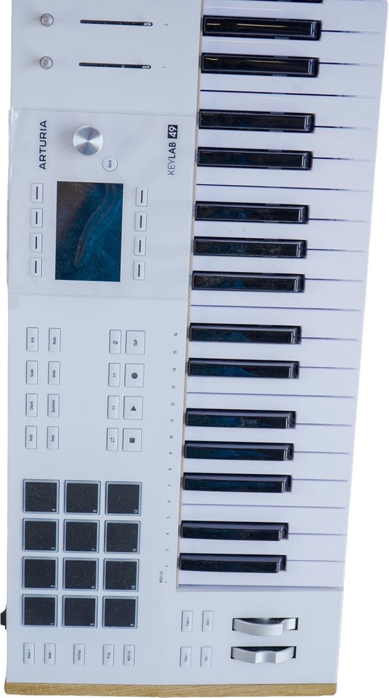 Arturia KeyLab 49 mk3 MIDI Controller White - MISSING PARTS