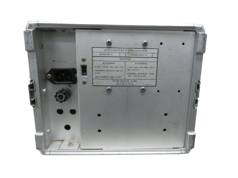 Fluke 893A AC-DC Differential Voltmeter - Free Shipping