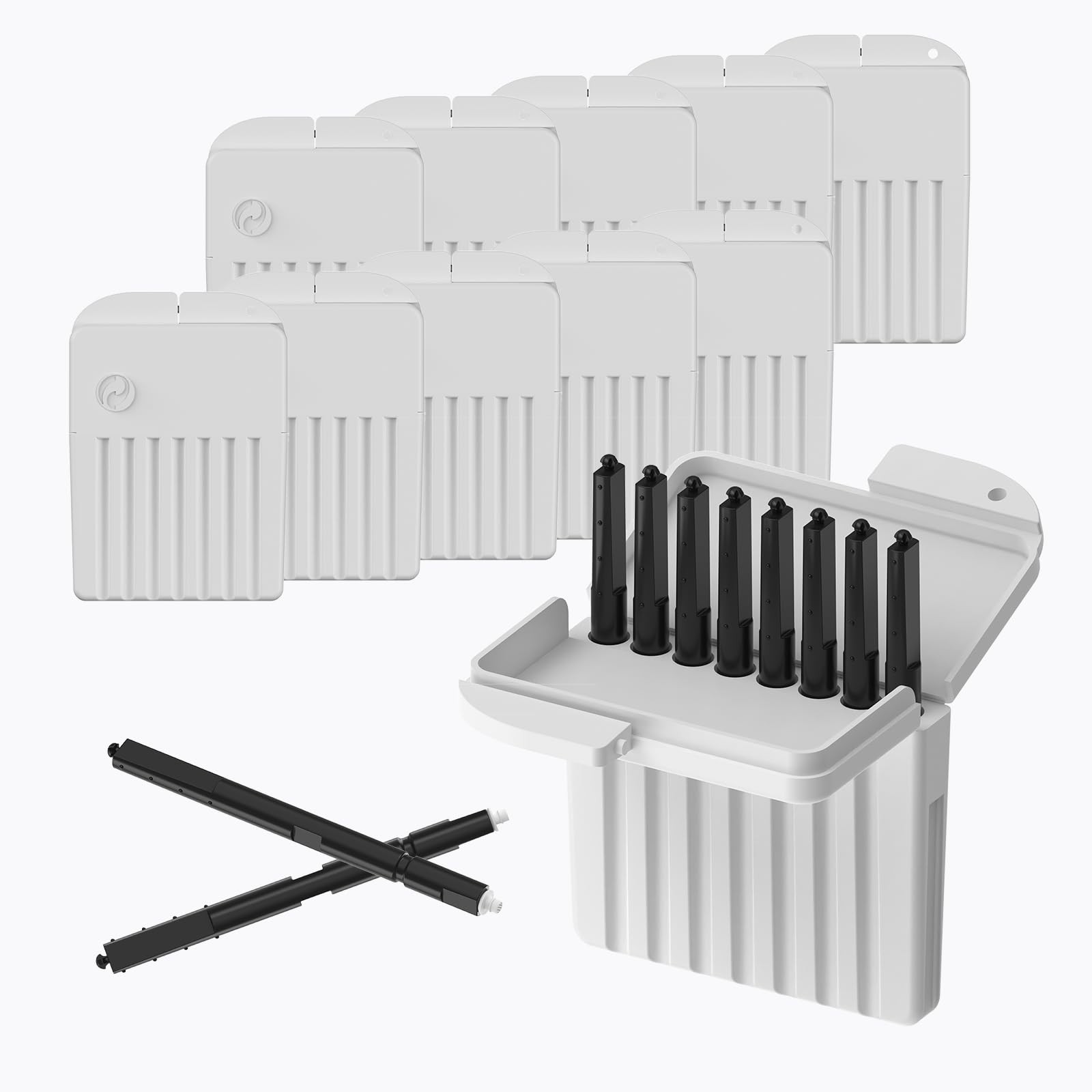 (80 Pcs) Phonak Cerumen Stop Wax Guards Filters for Hearing Milky, 10 Packs