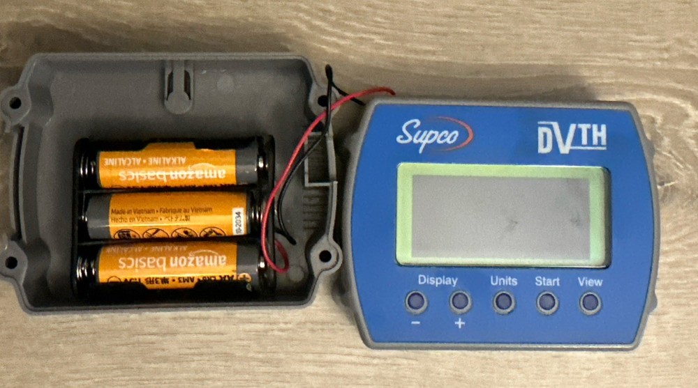 5 SUPCO Data View Logger, Temp and Humidity (4) Working (1) Not working