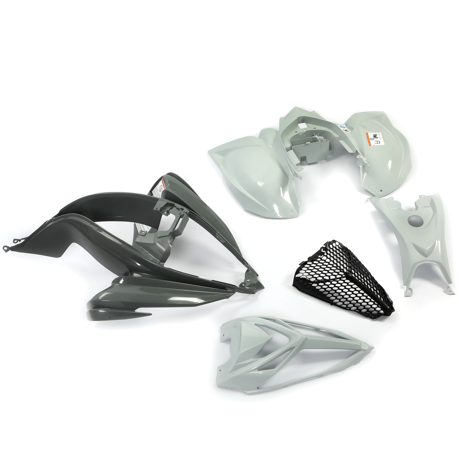 For YAMAHA Raptor 700 plastics Bodywork Fenders COMPLETE set 2006-2024 GRAY