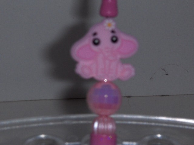 NEW - Pink Retractable pen - Elephant