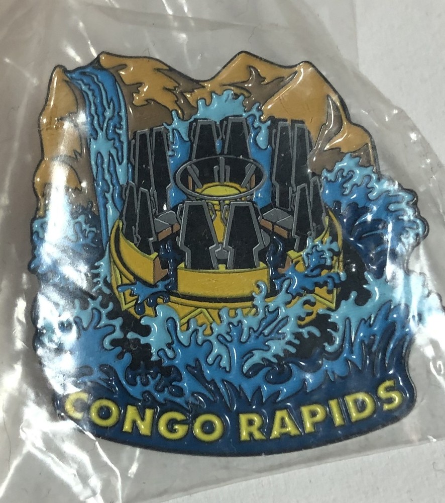 Six Flags Great Adventure Membership Pin Congo Rapids