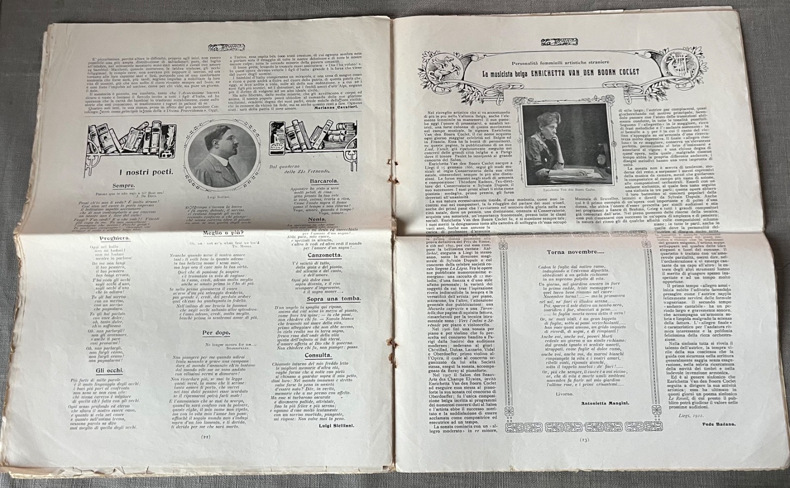 La Donna - La Tribuna newspaper magazine - November 1911 - The new China