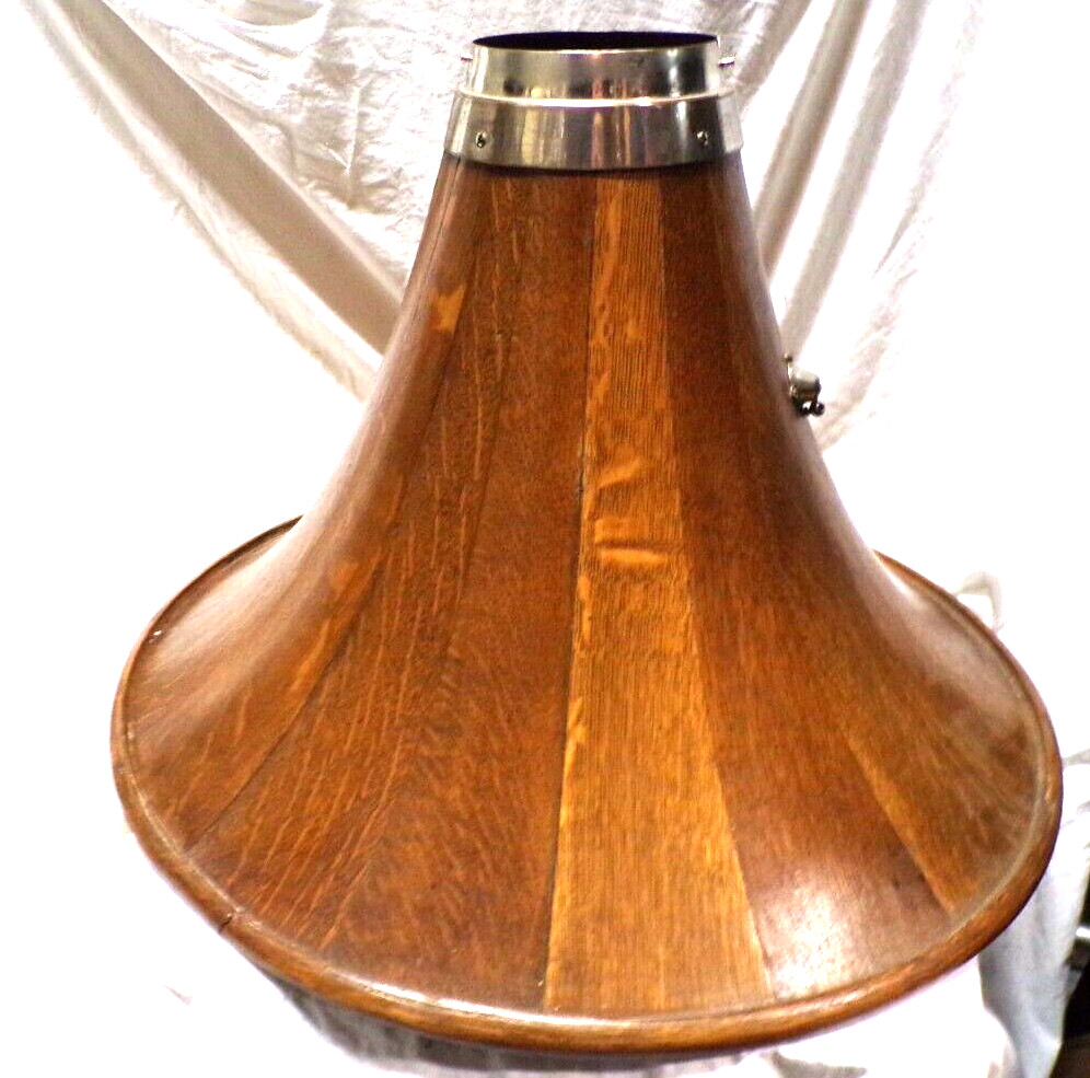 EDISON PHONOGRAPH CYGNET WOOD HORN BELL SECTION