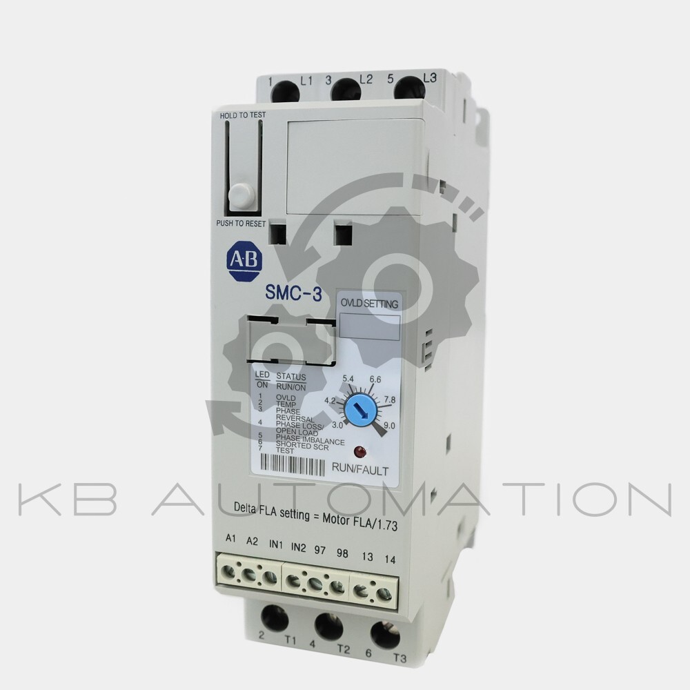 150-C9NBR SMC-3 Open Smart Motor Controller, 9A, 24V AC/DC control voltage