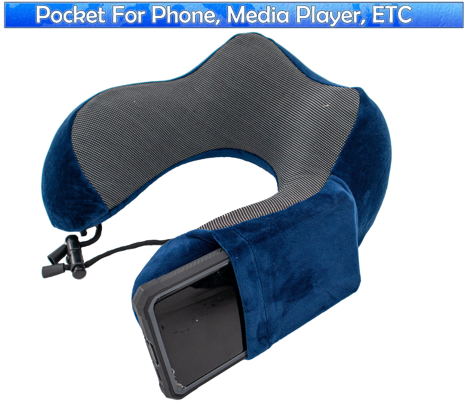 Memory Foam Travel Pillow Orthopedic Head Neck Pain Relief 360 Neck Pillow