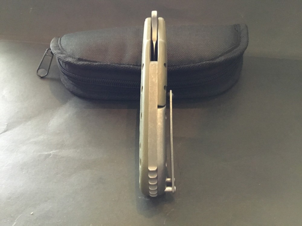 Custom Todd Begg Field Grade Bodega Flipper Folder Folding Knife