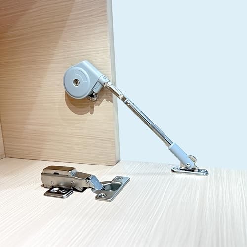 1 Pack 105 Degree Soft Closing Support Rod Hinges,Pull Down Bracket Gray-1pcs