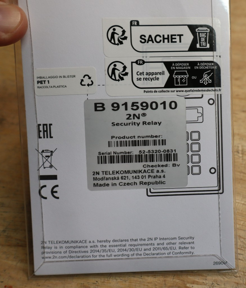 2N Security Relay B 1959010 2N IP INTERCOM