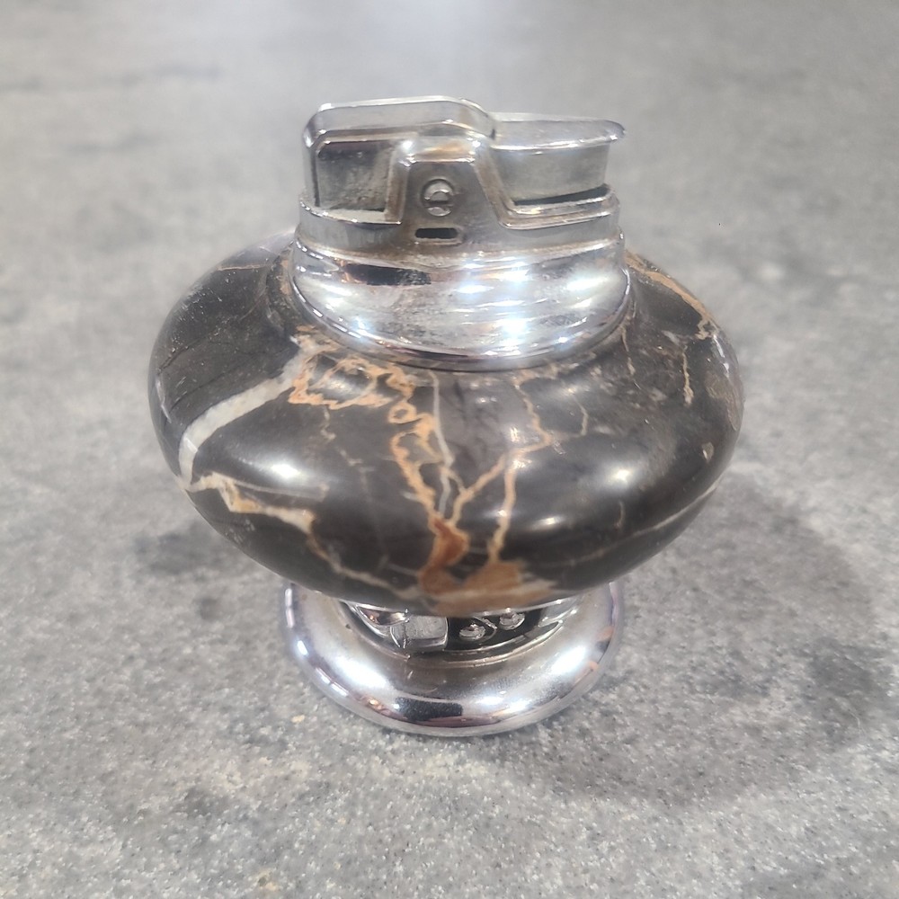 Ronson table model cigarette lighter art deco , marble vintage