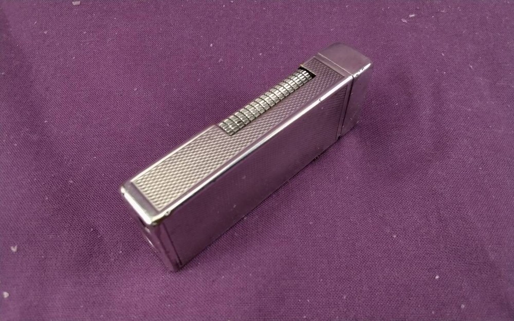 Dunhill Rollagas Early Model Pipe Custom Silver Barley Working