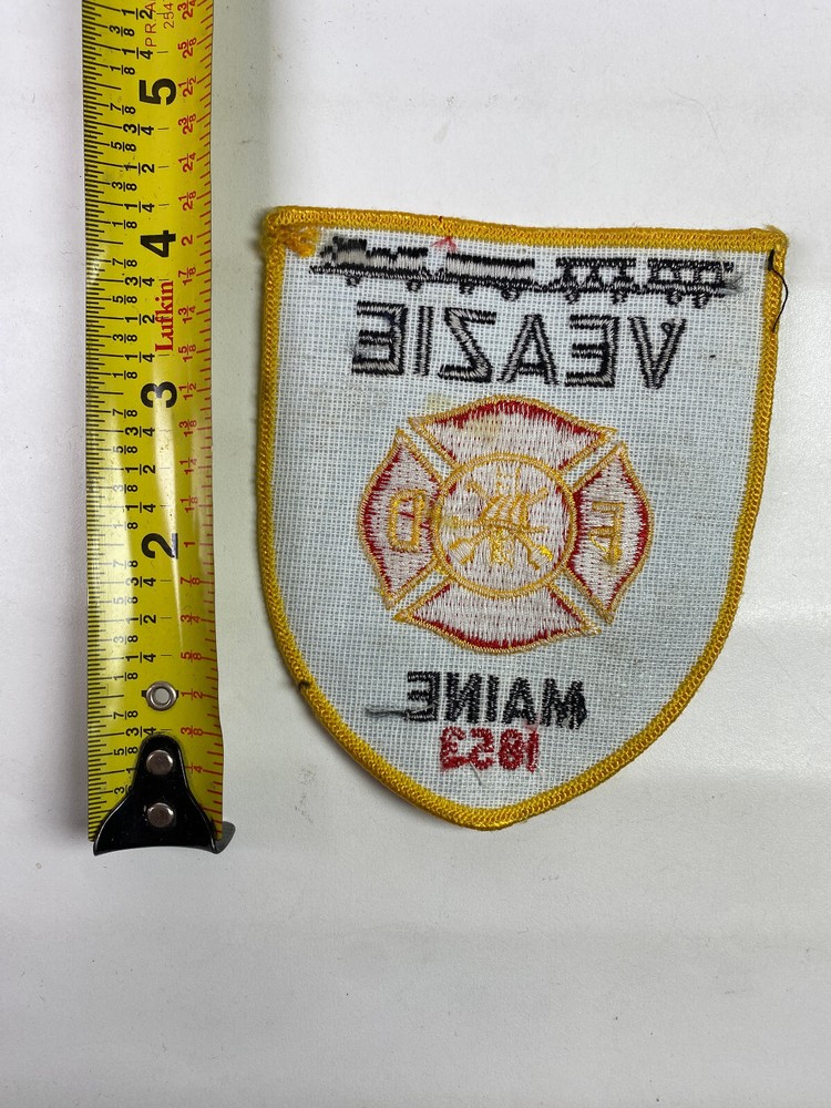 Veazie Fire Maine ME Patch R1
