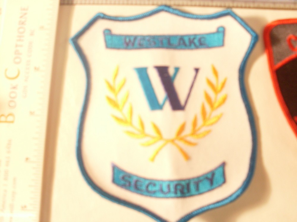 Police Sheriff Security Emblems Patches Embroidered Patch for display only