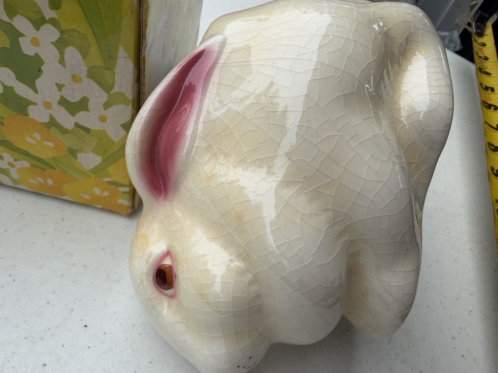 Avon Easter Bunny Planter Candle Holder