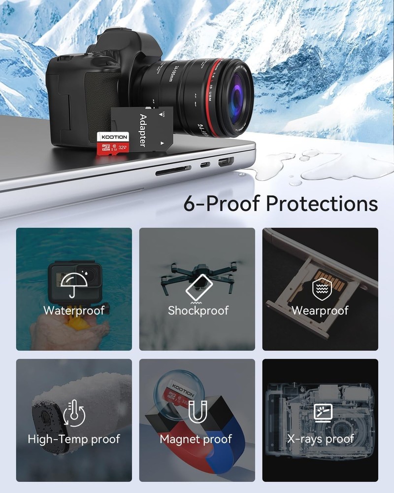 High-Speed 32GB Micro SD Card 2-Pack | Durable & Reliable Memory Solution