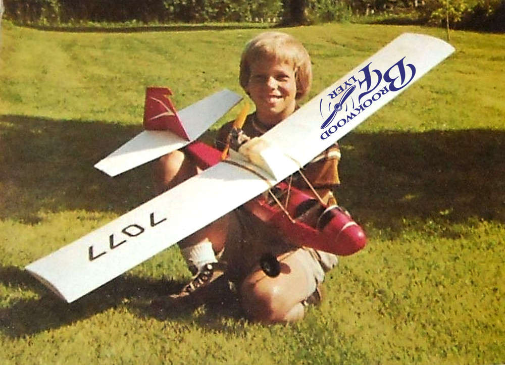 WOODY PUSHER PLAN + CONSTRUCTION ARTICLE for 47" RC Model Builder Model Airplane