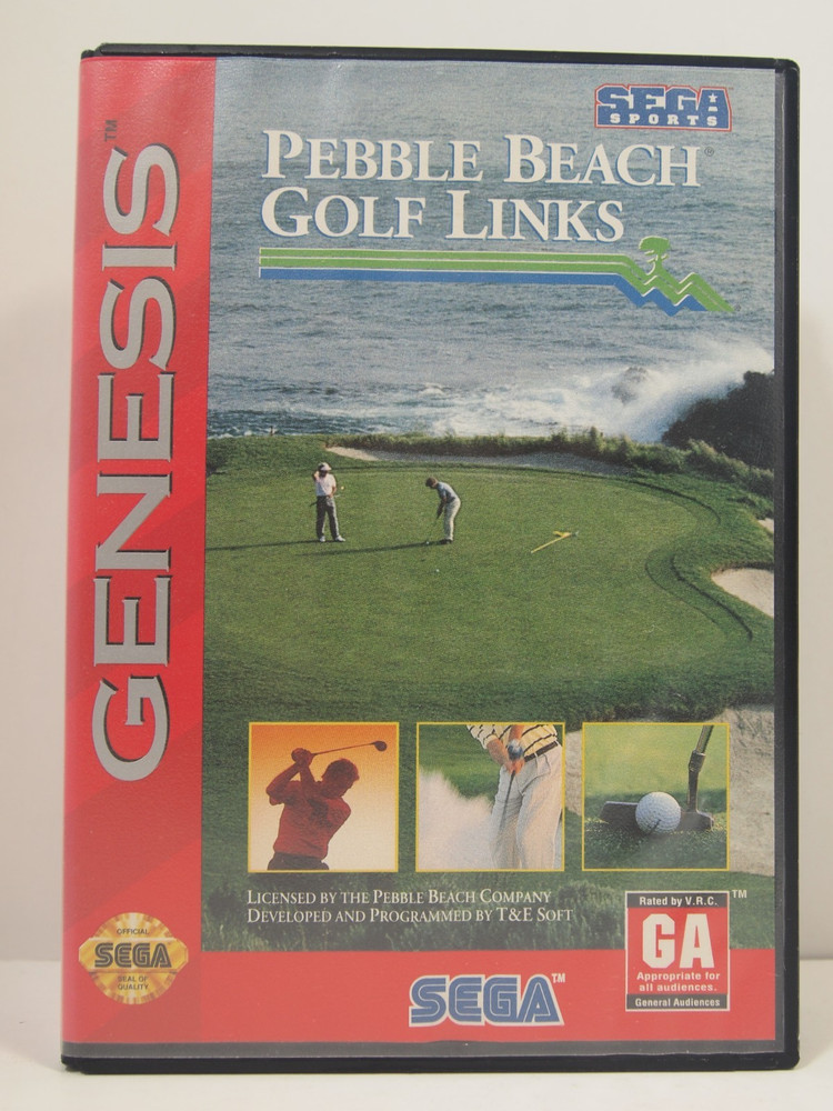 Pebble Beach Golf Links Case (SEGA Genesis) Authentic BOX ONLY