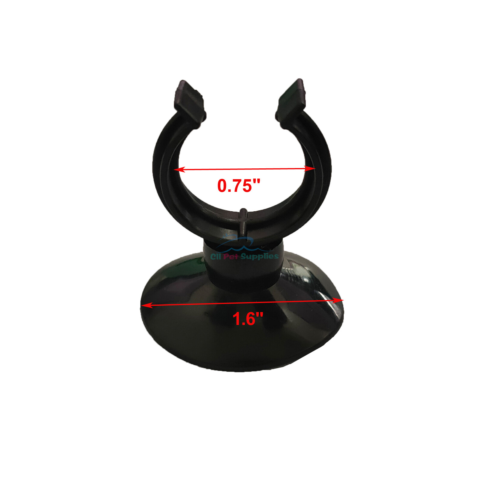 AQUANEAT 12 pcs Suction Cup for Aquarium Heater Tubing Hose Light 3/4" Dia