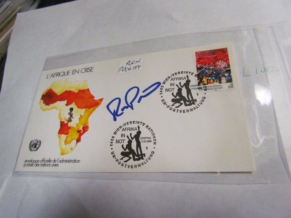 Ron Pruitt Signed Autographed First Day Cover Envelope