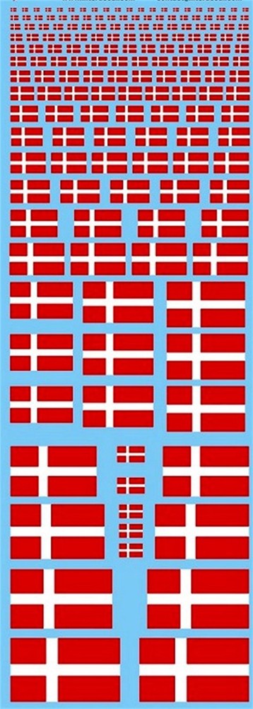 Flags Denmark 1:18 Decal Decals