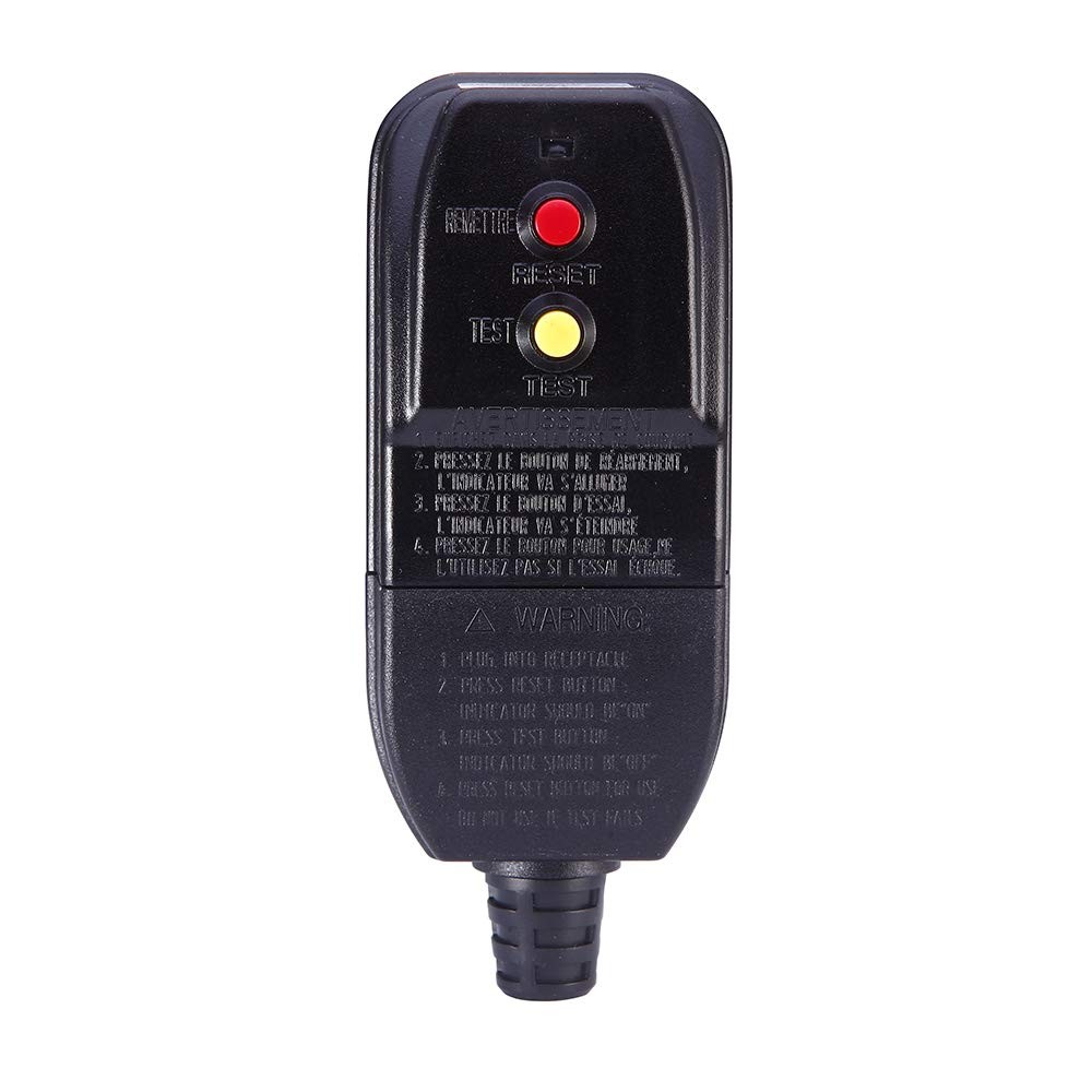 Replacement GFCI Plug for Pressure Washers & Pool Pumps, 15A, Waterproof 120V