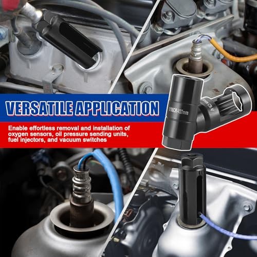 10Pcs Oxygen Sensor Socket Set Sensor Oil Pressure Sending Unit Removal Kit