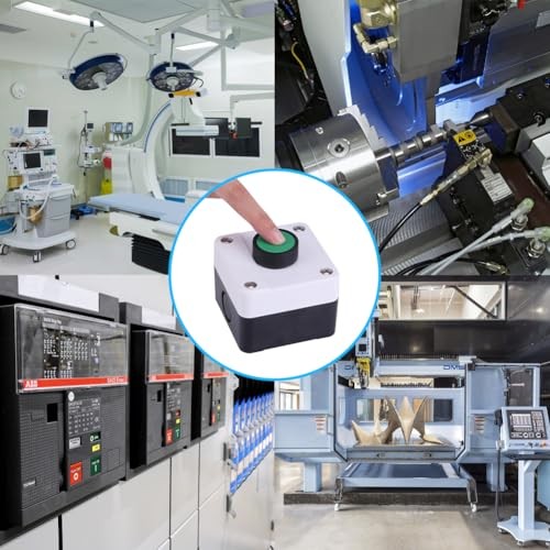 Push Button Switch Box, Momentary Station Exit Button Weatherproof IP54 ABS