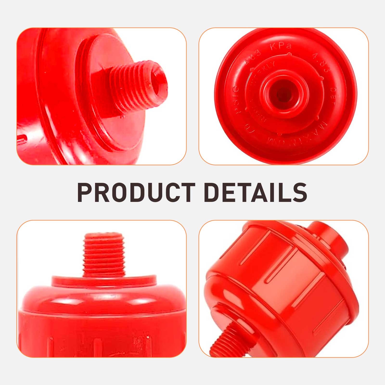 10 PCS Disposable Mini Air Water Filters 1/4in Spray Gun Air Line Moisture Trap