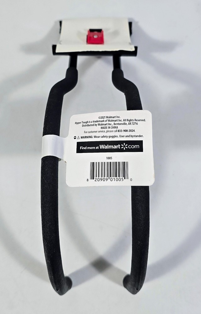 (2) Hyper Tough 6-inch Quick-Release U Hook for Snap Rail, Organizer, Wall Mount