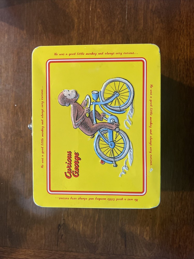 Vintage Curious George Lunch Box 