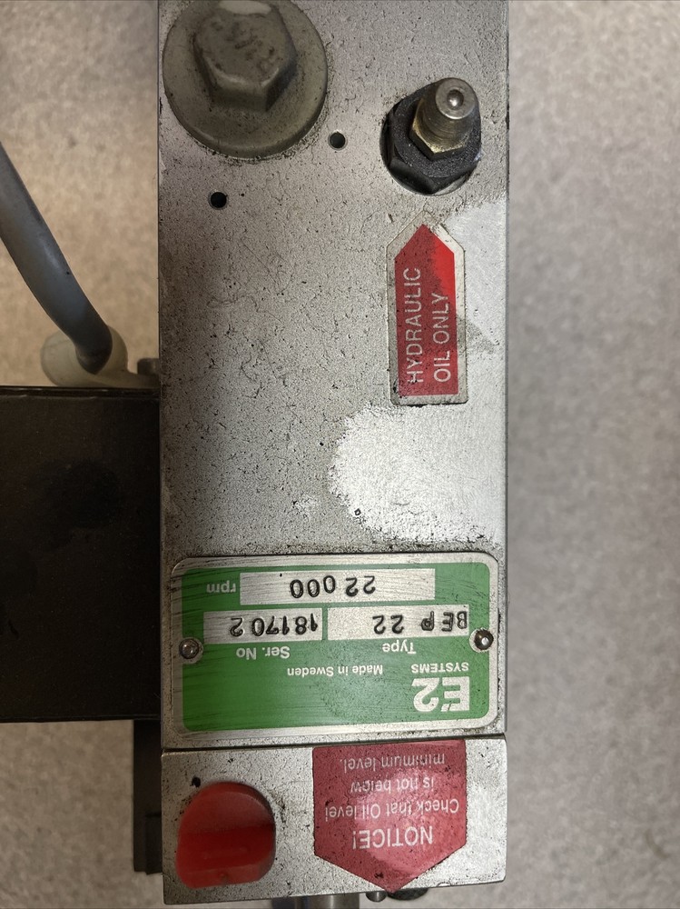 E2 Systems Air Hydraulic Precision Drilling Unit BEP22 Serial #181702