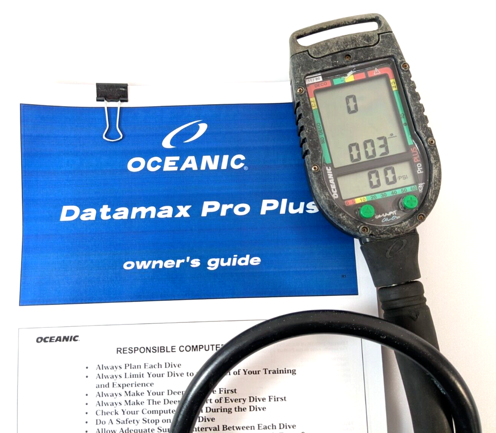 Oceanic Datamax Pro Plus SCUBA Dive Air Integrated Dive Computer Nitrox #2662