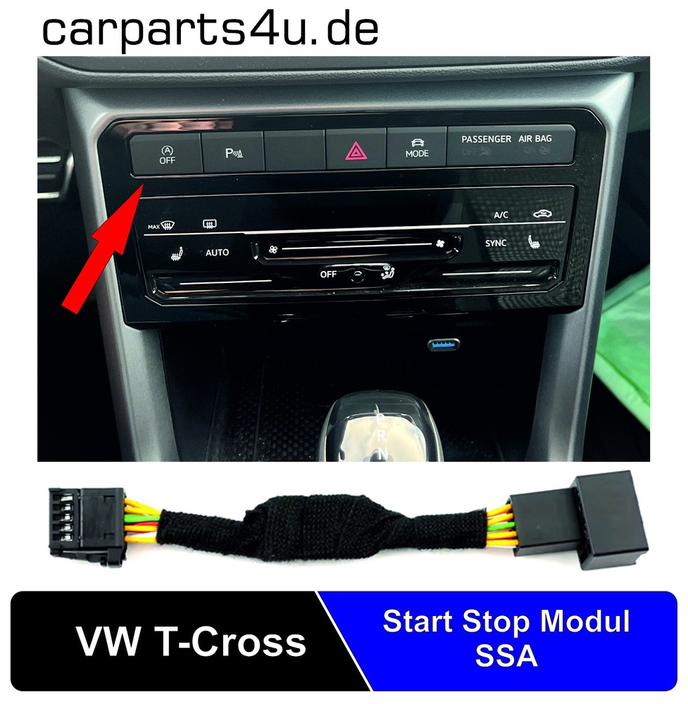 VW T-Cross SSA Start Stop Automatic Module Plug & Play Memory Function NEW