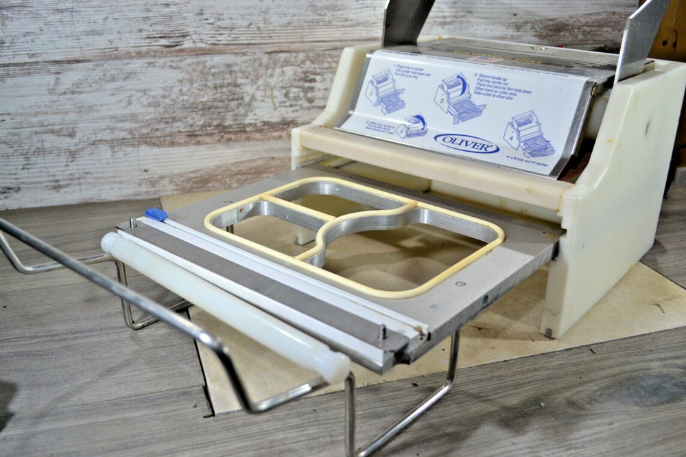 Oliver Products Packaging Tray Sealer Lidder Model 1208