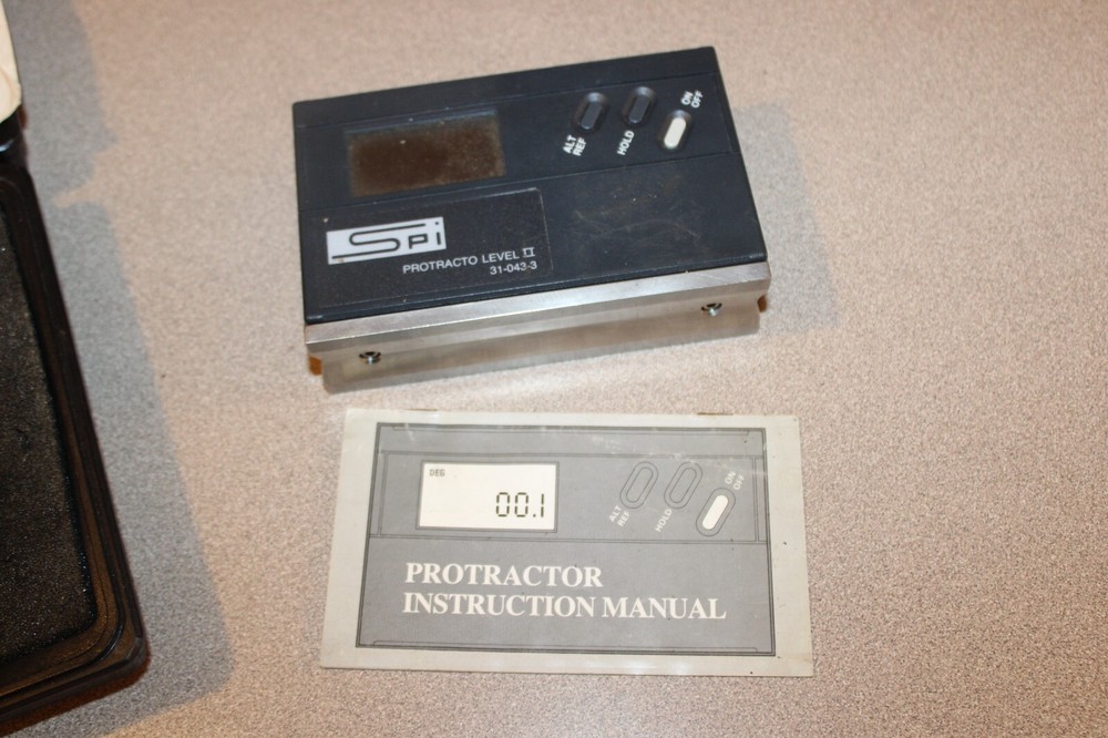 SPI Swiss Precision Instruments Protracto Level II 31-043-3 Untested