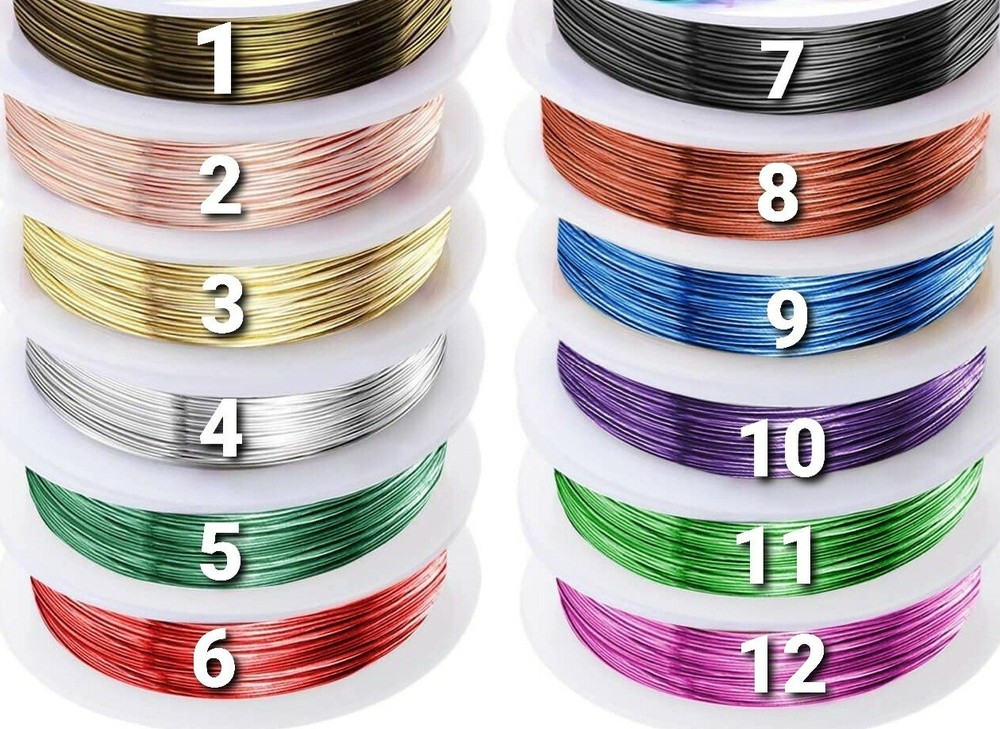 Set Of Six Boho Guitar String Bangles