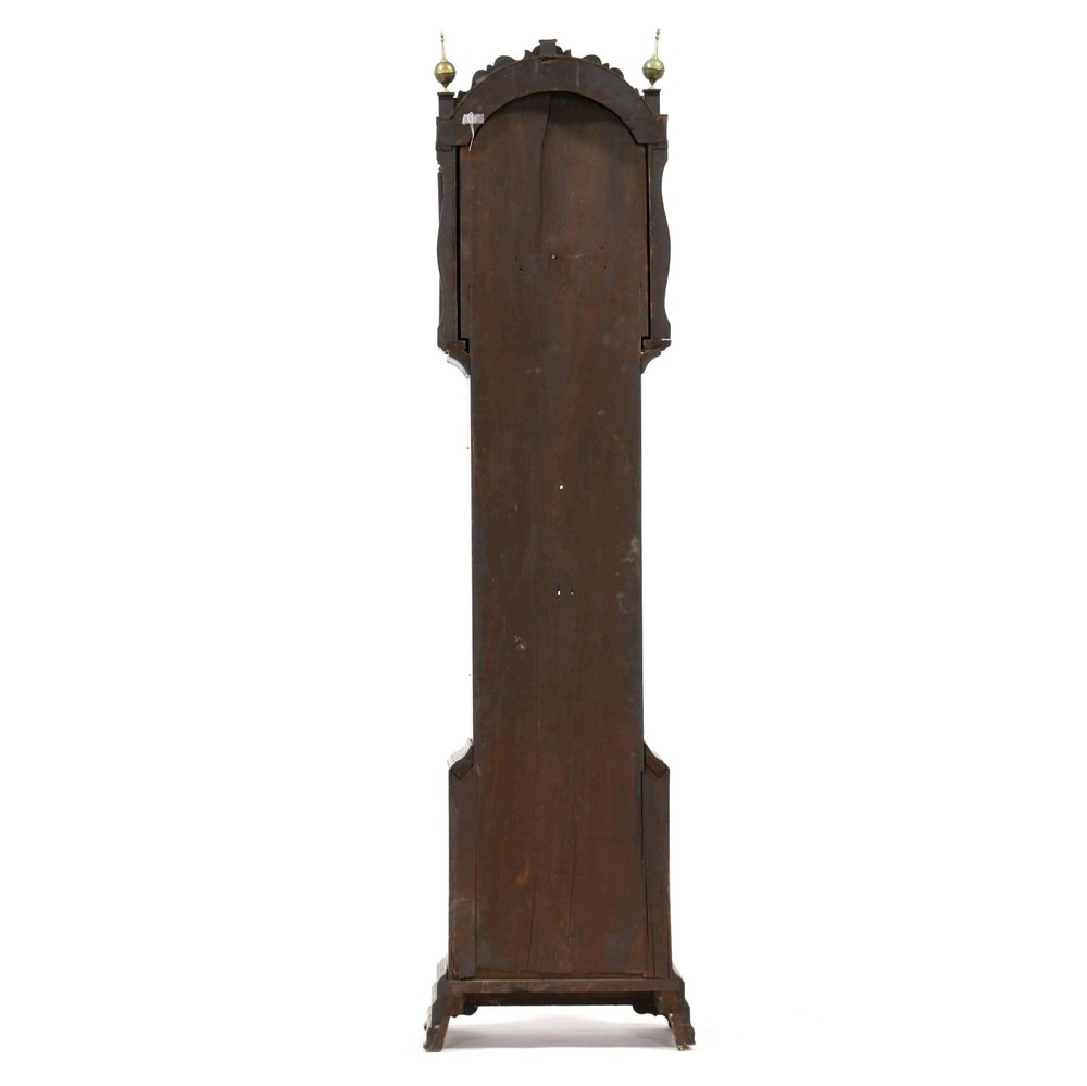 Georgian Mahogany Inlaid Tall Case Clock,