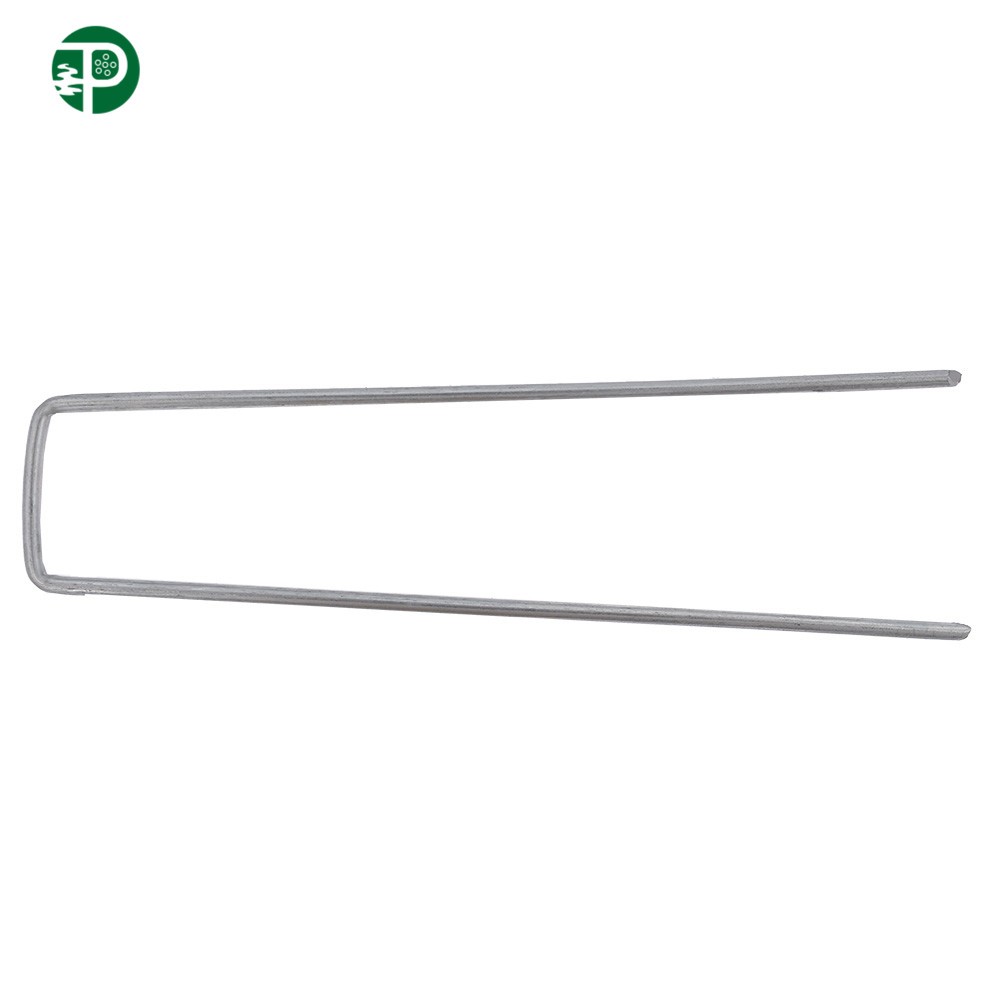 6" Landscape Staples Garden Stakes 11 Gauge Galvanized Sod Staples 500 Pack