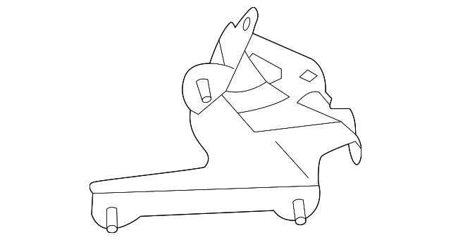 Genuine Subaru Blind Spot Radar Bracket 87613AN00A