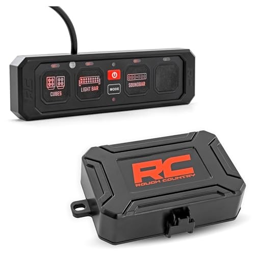 4-Gang RGB Backlit Switch Panel & Relay System - Universal Light & Off-Road