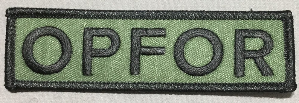 Army Medical OPFOR Opposing Forces  Licensed Patch